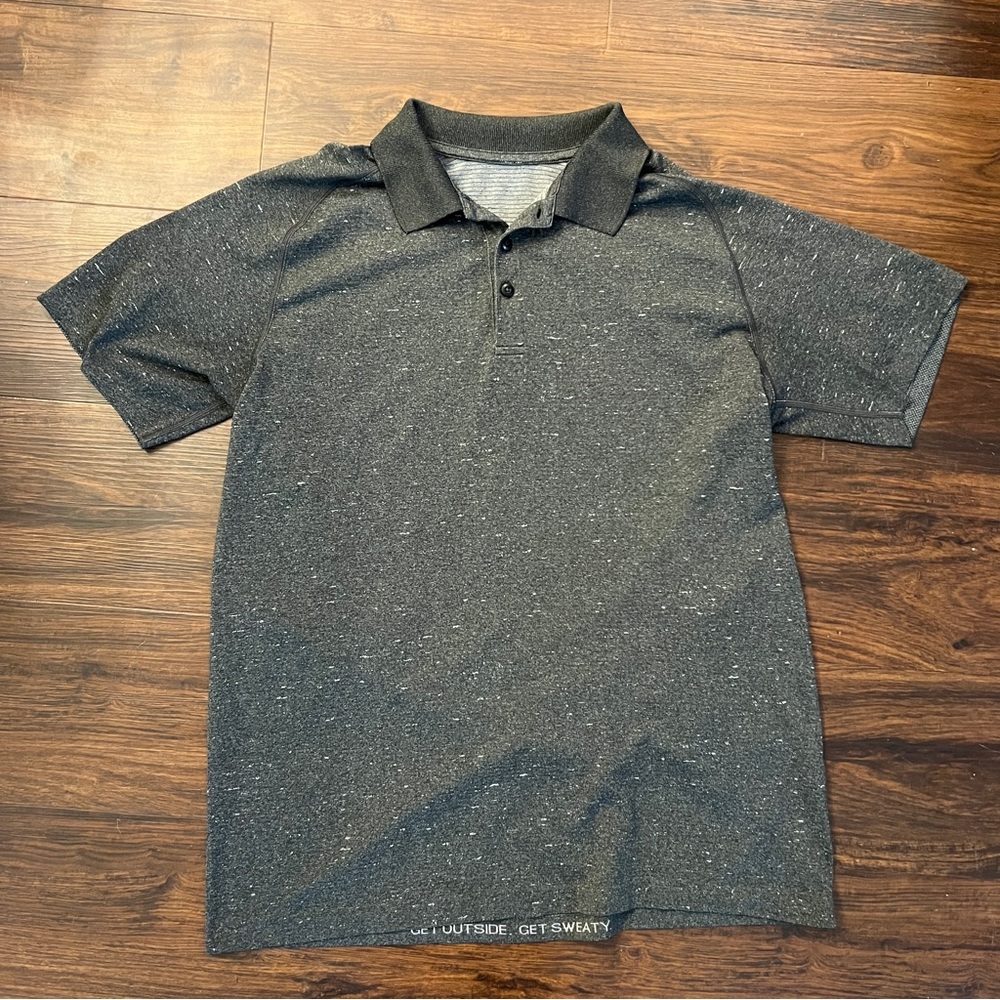 Lululemon Mens Polo Shirt - Gray - L